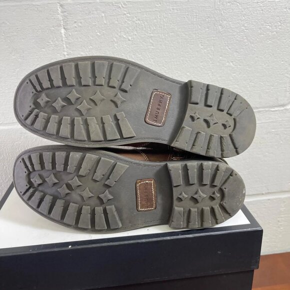 J. Murphy Ankle Boots Harness Brown Nubuck Zip Side Pull On Men's Size 9 M - Picture 10 of 10